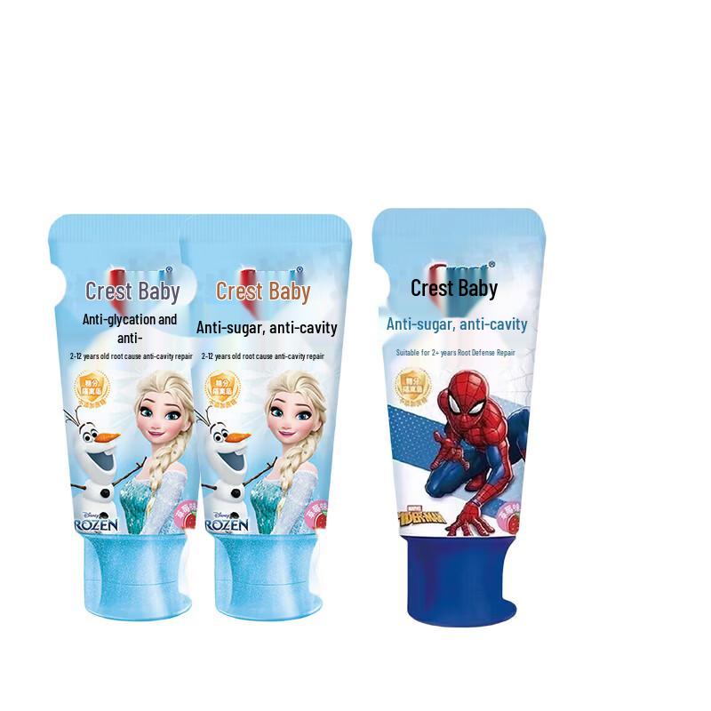 Crest Anti-Sugar Anti-Cavity Kids Toothpaste Duo