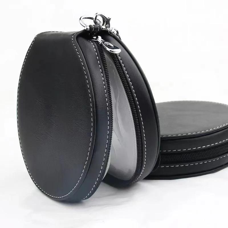 jwlsk5 2025 Hot Car CD Box Bag Portable CD DVD Case Storage Disc Bag Round Holder For Mercedes Benz A B C E S ML GLK GLE GLS GLC SLK Cl