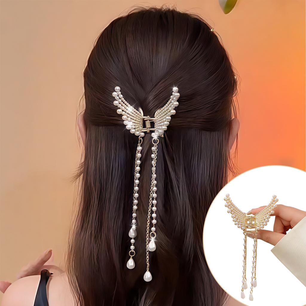 Durability Butterfly Shaped Hairpins Hair Clips With Decorative Accents NonSlip Grip Secure Hold Hairpins For Long Hair