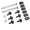Front Leaf Spring Bracket Mounting Kit with Eye Bolts J Clips K00038 EB Replacement for Camaro Nova 1967 1981