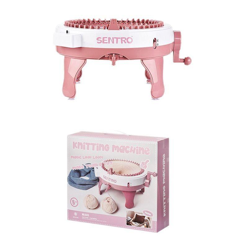Dětská DIY ruční pletací hračka Vlněný stroj 48 jehel Kulatý válec Řemeslná sada Pro děti Pletací zábava a kreativita Skvělý dárek pro začátečníky