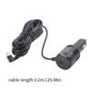 340cm Angled Type C Car Charger USB Port Compactly Design 5V Output For Dashcams Phones Tablets 12V 24V Car System