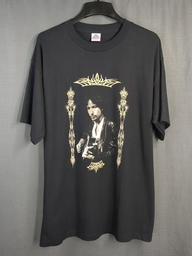 Bob Dylan 19962000 2-seitiges Konzert-Tour-T-Shirt Vintage AL Herren XL SCHWARZ Y2K