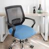 Velvet Spandex Office Chair Seat Covers Stretch Solid Color Armchair Seat Protector Removable Chair Dustproof Cover