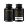 Organic coconut charcoal capsules, coconut shell charcoal, nutritional supplement, all-natural, suitable for adults.