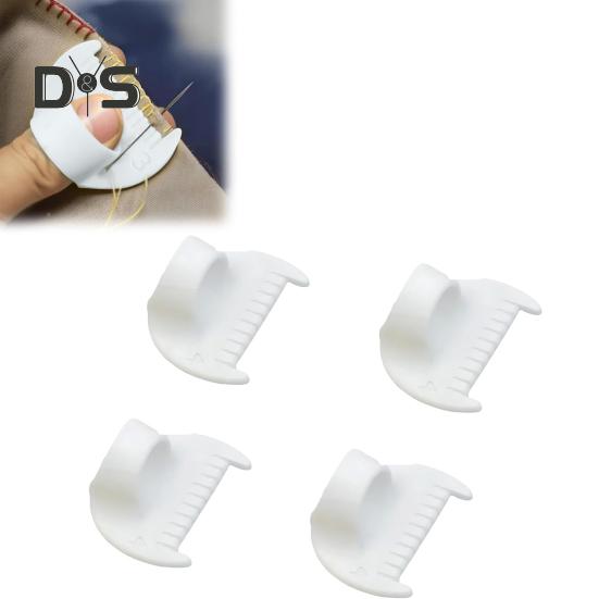 3-teilige Daumen-Nähschablone, Handnäh-Nahtführung, Finger-Overlock-Lineal mit Skala, Quilt-Werkzeug für gleichmäßige Stiche, DIY-Stickereien, Lederhandwerk