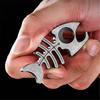 Fishbone Utility Bottle Openers Filter Bottle Water Purifiers Wrenches Emergency for Outdoor Activity