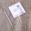 Wedding Guest Book and Pen Set Double Heart Rhinestone Decor Signature Book with Pen for Wedding Party Decorations - White