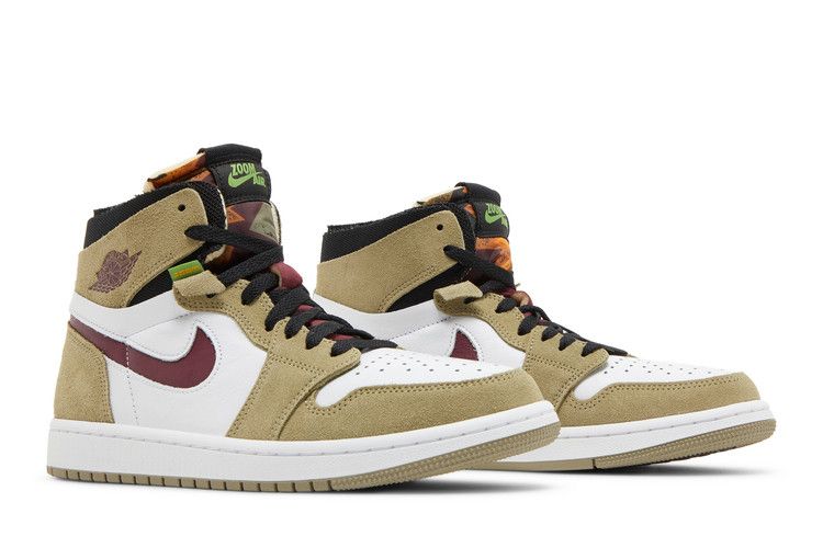 Air Jordan 1 Zoom Comfort 'Neutral Olive Cherrywood'