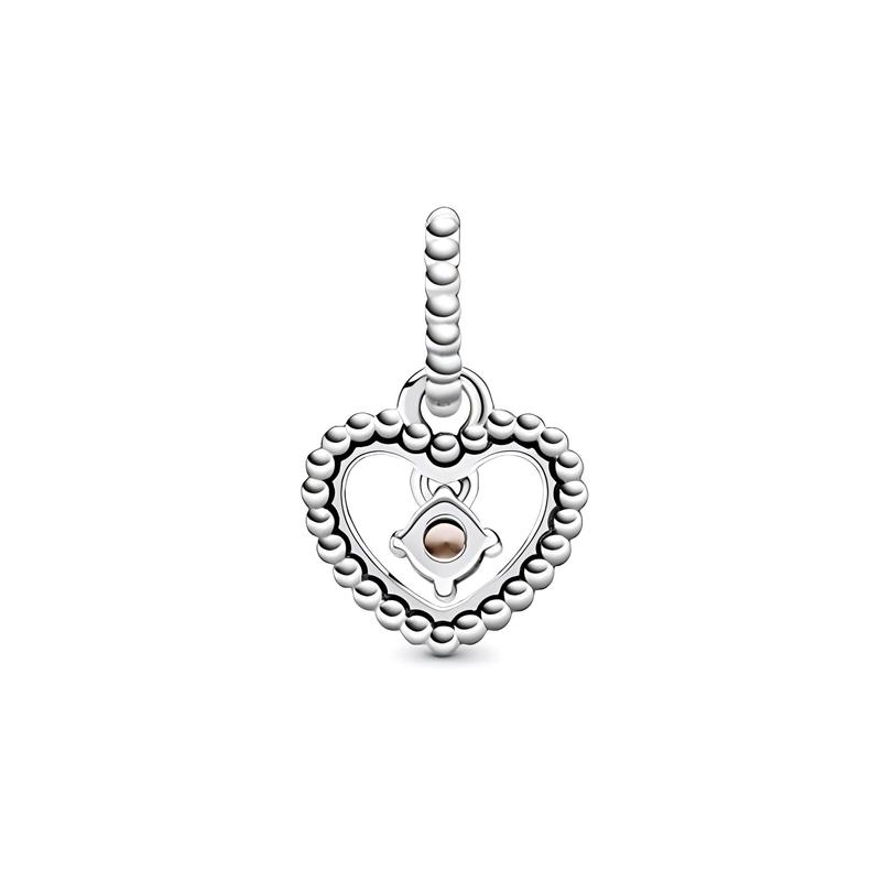 Pandora Simple and exquisite 925 silver pendant, same style for men and women, couple model 798854C06
