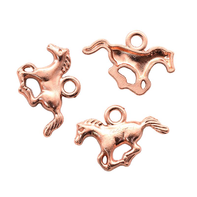 Seria westernów kowbojskich: Kapelusz i buty końskie, biżuteria ze stopu, wisiorki do naszyjników i bransoletek