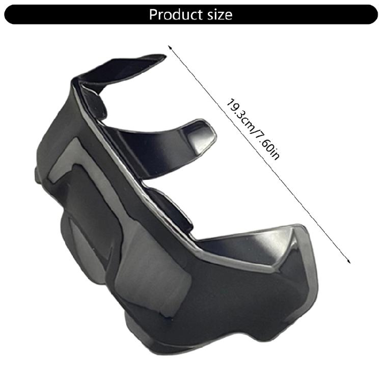 Streamlined Aerodynamic Spoiler for Helmets High Quality ABS Material Sporty Customization Easy Installation Racing Aest