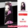 Nezuko Anime Car Stickers Car B-pillar Decal Waterproof Stickers Auto Center Pillar Sticker Cover Scratches Vehicle Decor