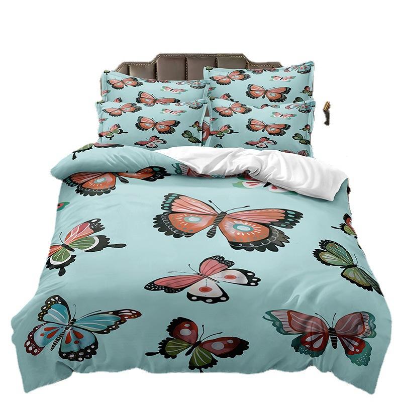 Fashion Technology Printing, 3D Digital Printing, Bedding, Duvet Covers, Pillowcases, Three-piece Sets
