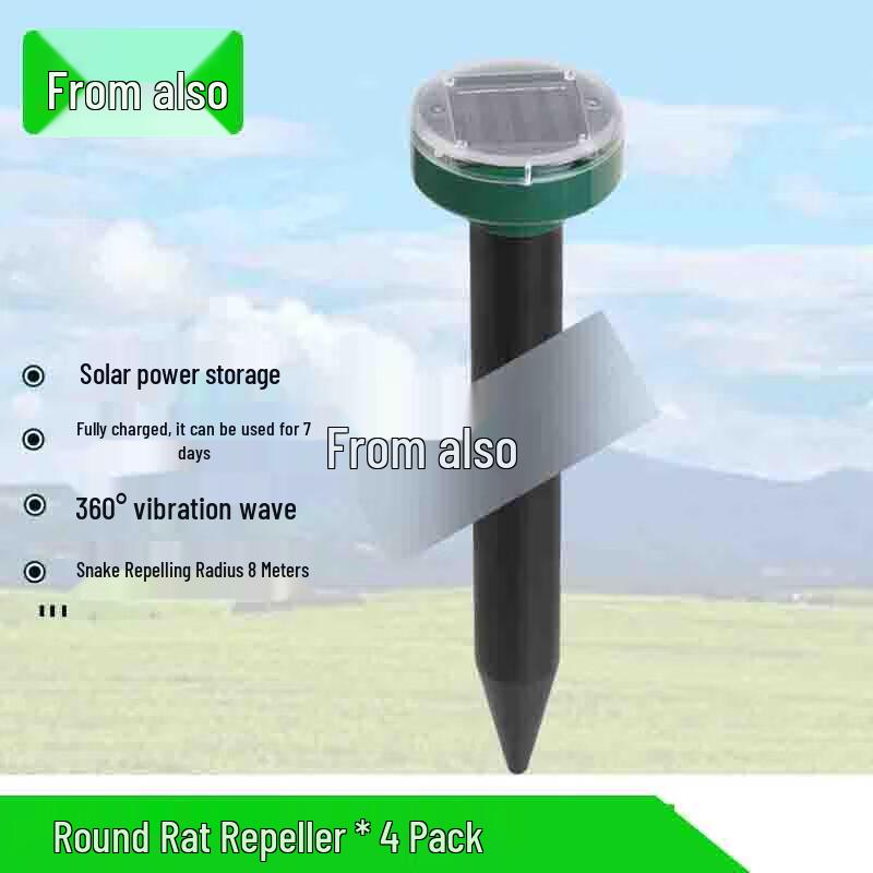 Solar Ultrasonic Pest Repeller 4-Pack