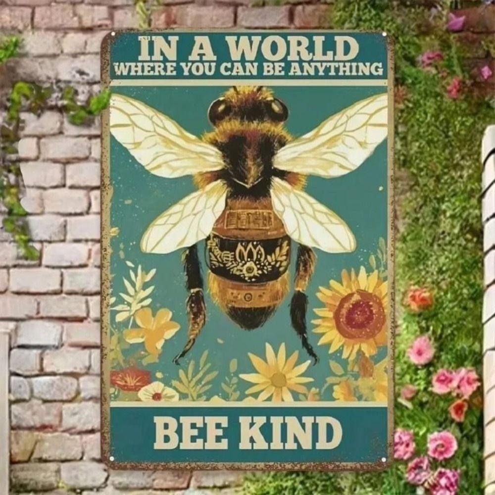 Vintage Metal Wall Art Sign 20x30cm Home Decor Retro Plaque