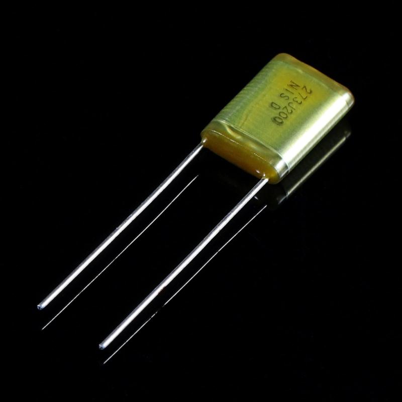 10Pcs Premium Electronic Capacitors 200V 273J with Two Metal Pins for Improved Guitar Sound and Circuit Integration