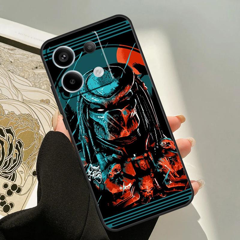

Alien Predator Case For Xiaomi Redmi Note 13 Pro 14 12 11 9 10 9S 10S 11S 12S Redmi 13C 10C 12C 14C Cover Redmi Note 14 Pro 5G