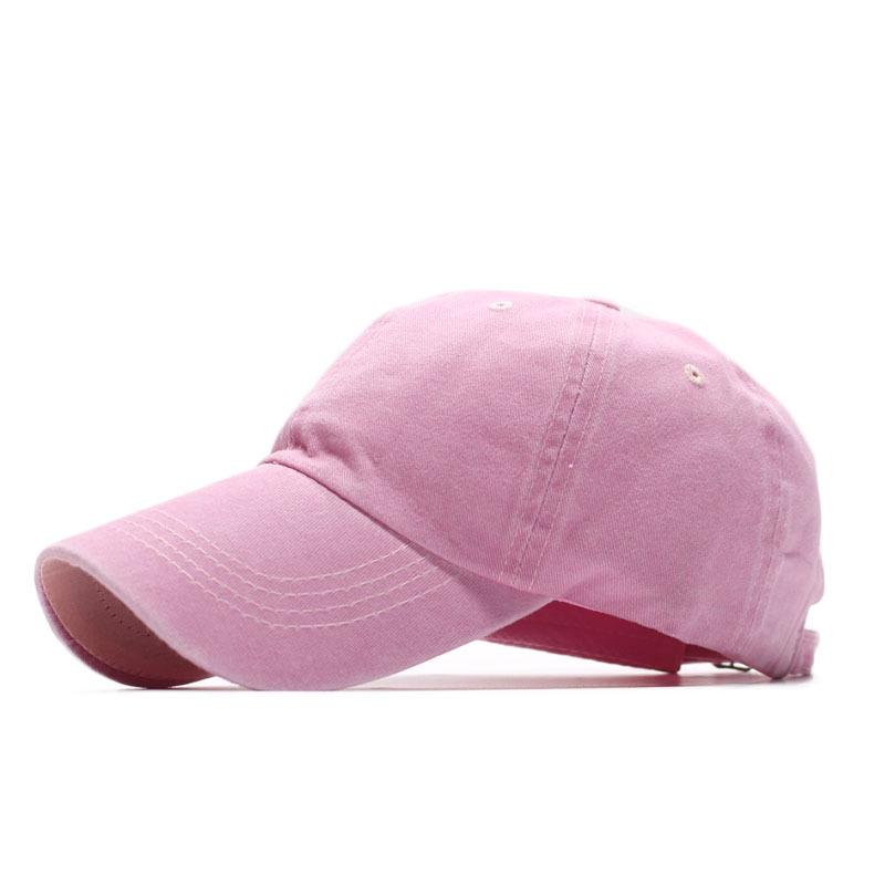 Simple light board fashion cap washed baseball cap men's and women's outdoor sunshade casual hat tide