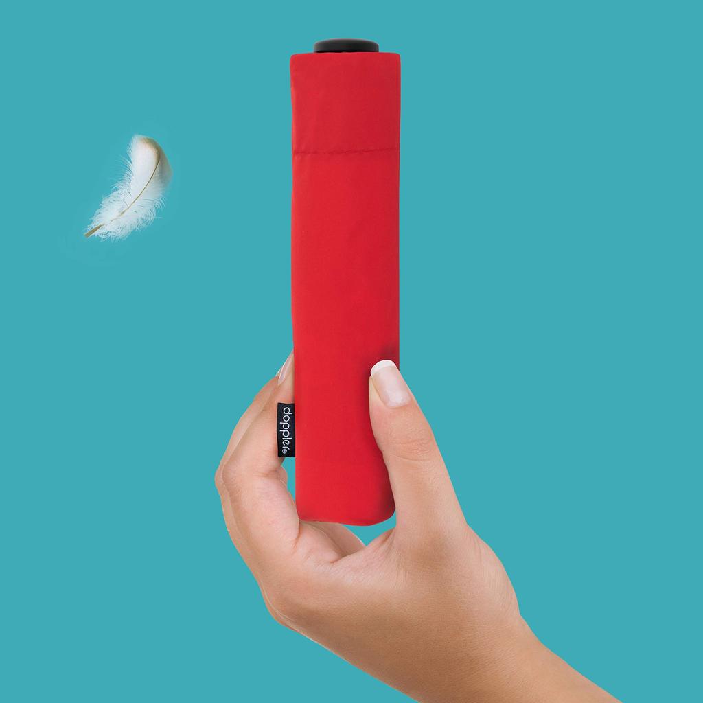 Doppler European Brand Super Light Folding Umbrella 71063DSZ 99g 90cm Simply Black Carbon Austria Long-established ZERO,99