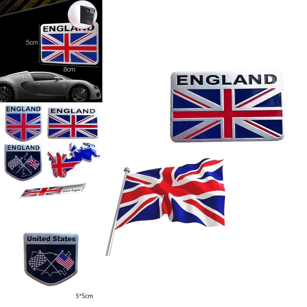 Britische Flagge 3D Stereo Autoaufkleber Für Modifizierte Karosserie Helmdekoration
