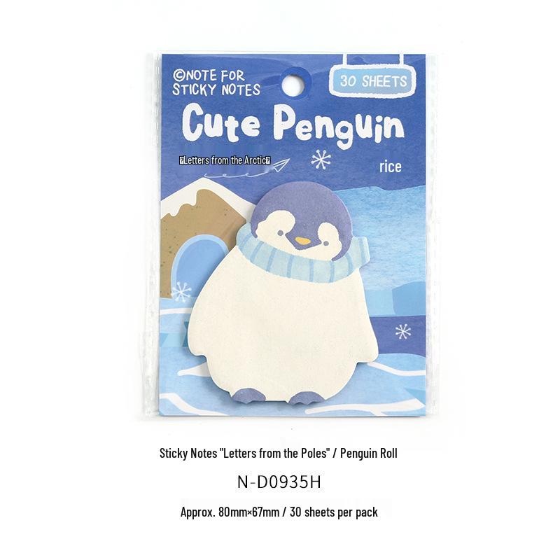 Jilv Polar Series Cute Animal Sticky Notes Memo Planner
