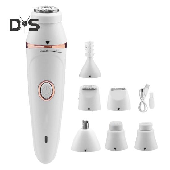 Multifunction Women Electric Epilator USB Rechargeable Waterproof Face Body Bikini Area Arm Leg Hair Removal Device Hair Remover Trimmer Shaver