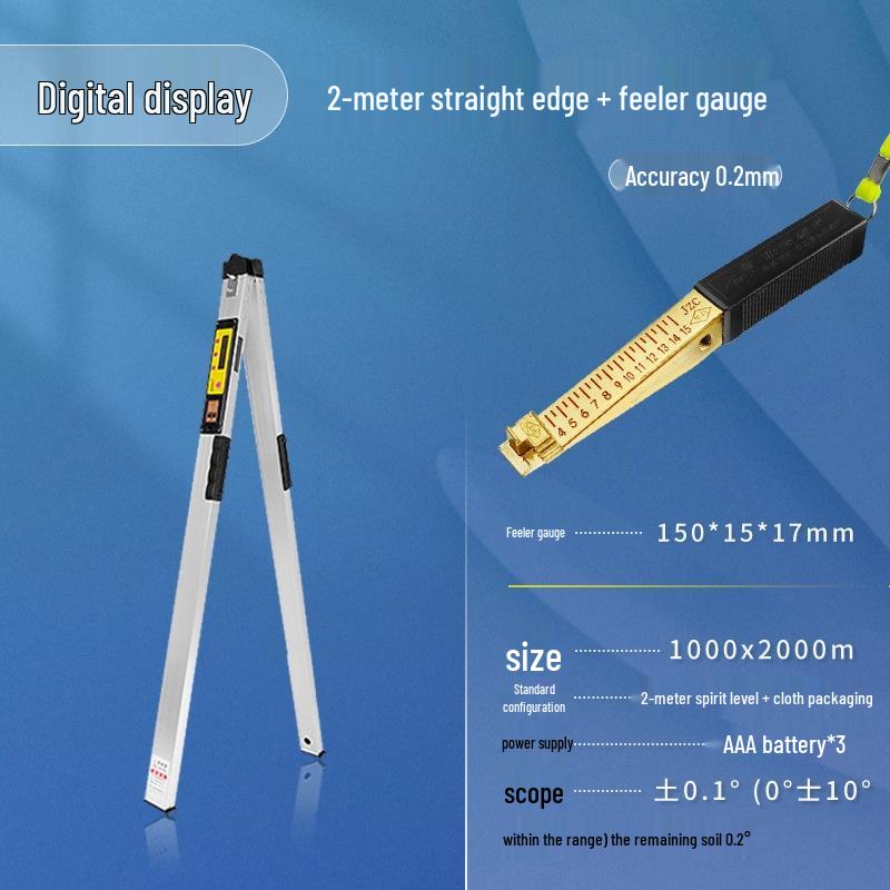 Thickened Aluminum Digital Spirit Level for Home Inspection and Construction