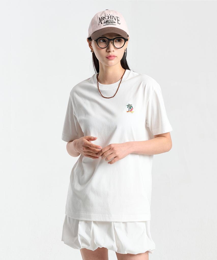 Hwilla Supima Wappen Short Sleeve T-Shirt (Fs262Rs01X028191)