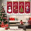 4pcs Christmas Hanging Flag Oranment Christmas Decorations for Home 2026 Xmas Hanging Pendant Navidad Noel Gifts New Year 2026