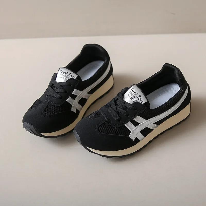 Fashion Women's Shoes 2025 Spring and Summer Breathable Casual Shoes Korean Female Non-slip Lace-up Mesh Walking Shoes Zapatillas Mujer