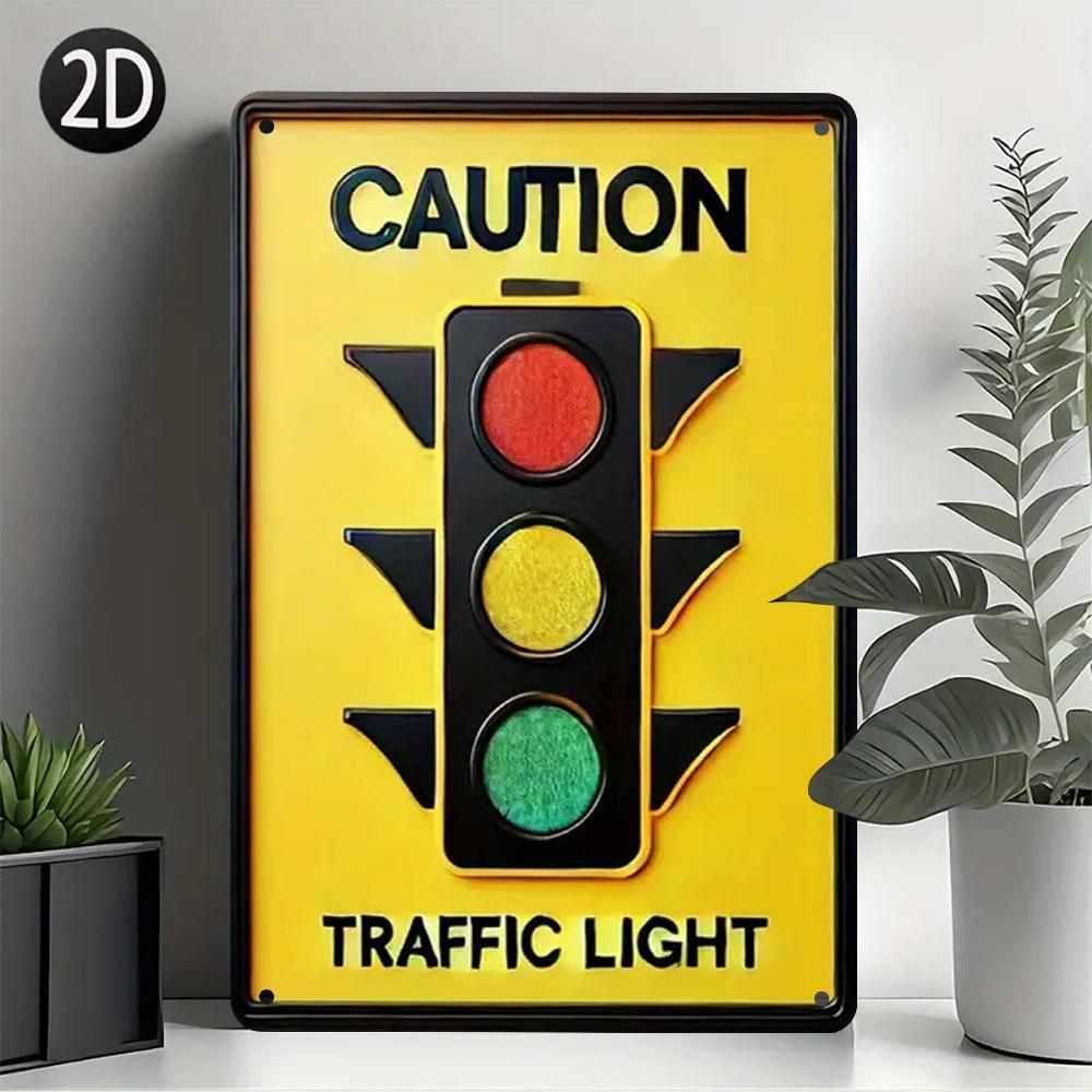 Vintage Caution Metal Wall Art Xcm Retro Humorous Sign for Home Bar Cafe