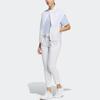 Adidas Solid Color Lightweight Breathable Full Zip Golf Vest Women Vests White HT0020