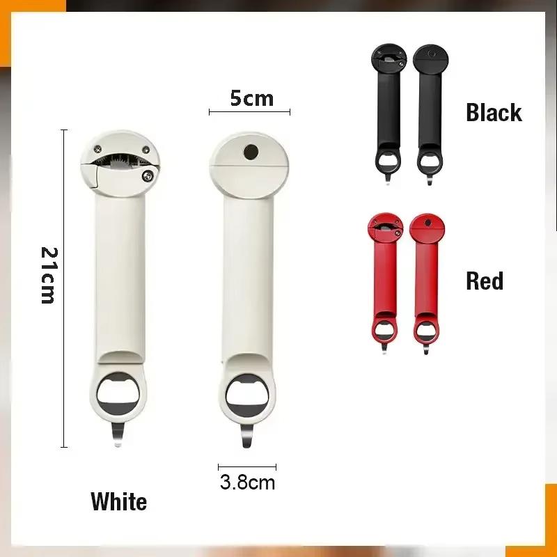 1 st justerbar flasköppnare, flera utdragbara magnetiska burkgrepp, köksprylar för svaga händer och seniorartrit