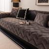 Nordic Style Shui Wave Sofa Cushion  Autumn And Winter New Plush Thick Anti Slip Sofa Cover Cloth Towel For Living Room