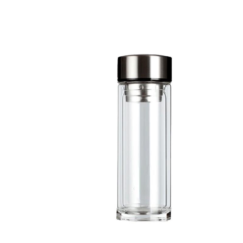 Louisfeel GQS-2002 Elegant Double-Layer Glass Cup