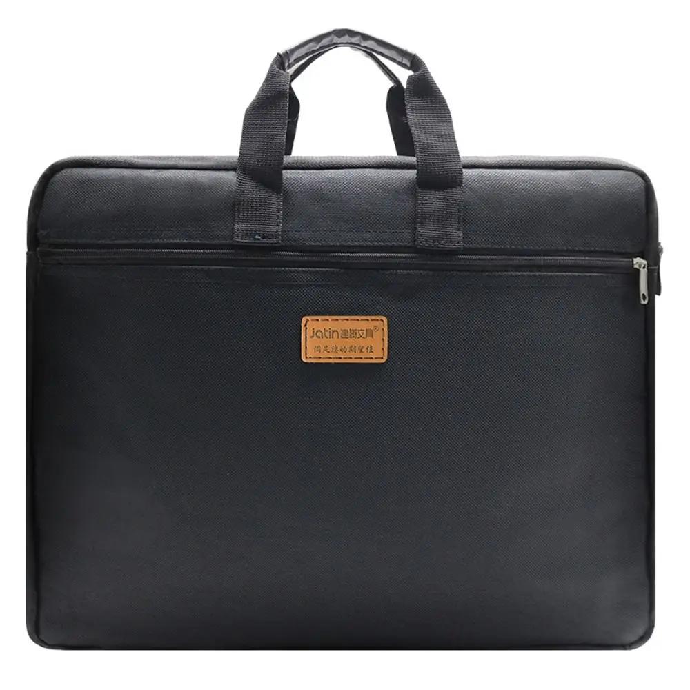 Multi-layer A4 Portable File Bag Oxford Cloth Zipper Documents Bag Business Briefcase Laptop Storage Bag A4 File Folder Handbag