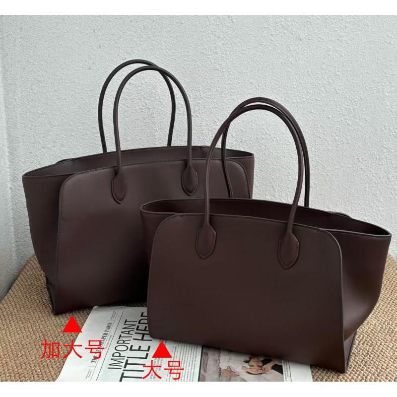 

2026 New Large-capacity Simple Cowhide Tote Bag Fashionable All-matching Commuting Long-handle Handbag Cross-border Large Length 35x Thickness 13x Height 28cm
