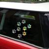 Aufkleber mit Pfotenabdruck, Autoaufkleber, Personalisierte Kratzaufkleber, Aufkleber mit Fußabdruck für Autos