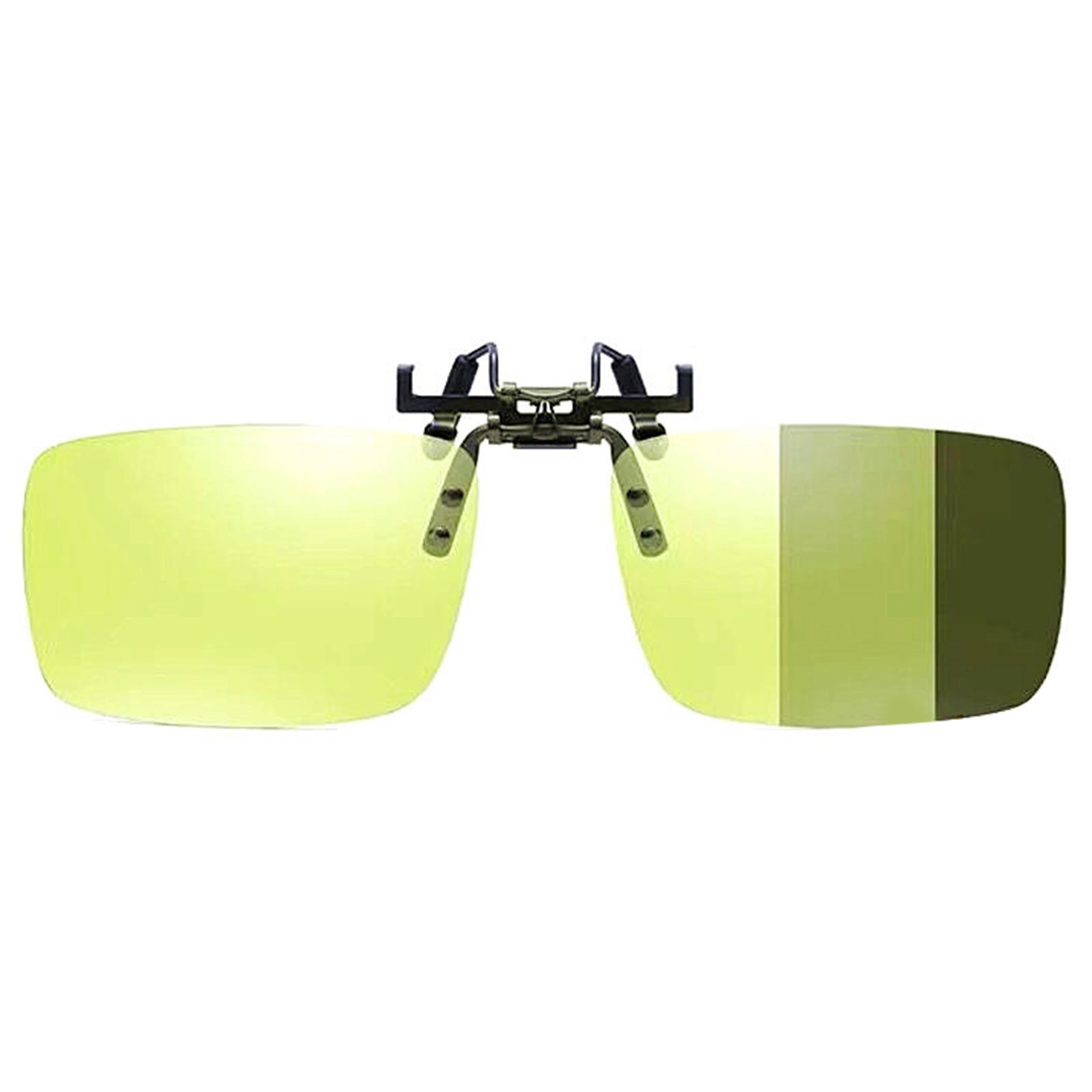 

Поляризованные цветные клипсы для очков для улучшения четкости при слабом освещении Светоблокирующий фильтр для очков / горнолыжных очков G