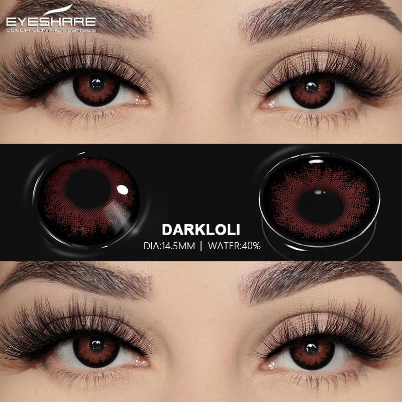 Eyeshare Natural Color Contact Lenses for Eyes Brown Contact Lens Blue Contact Lens Colored Eye Contacts Eye Makeup Yearly Use