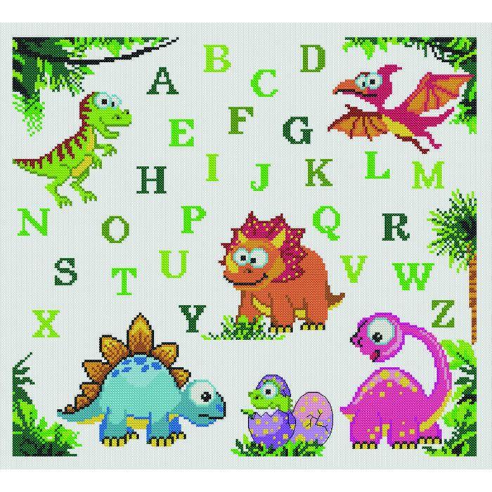 ABC DINOSAURES 30X30 PR7759
