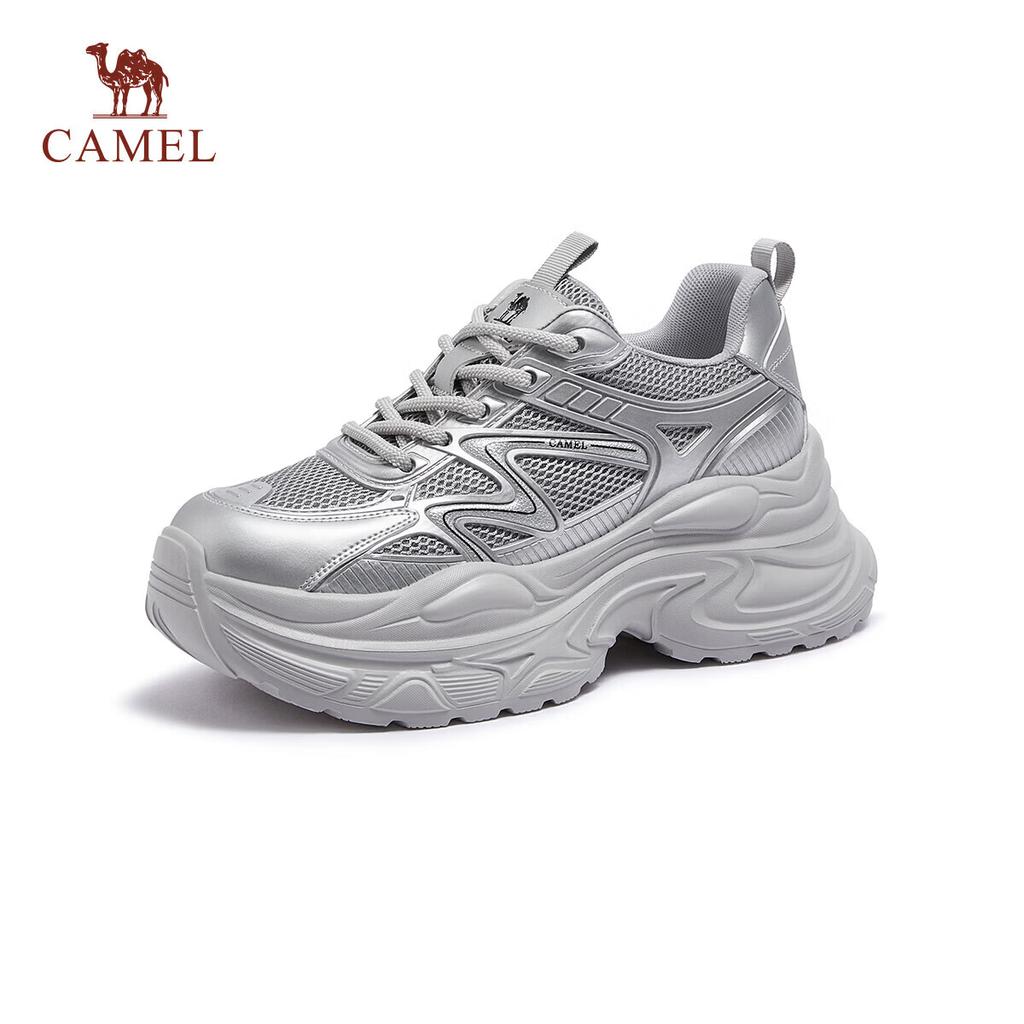 Camel Women's Sneakers, City Functional Patchwork Thick Sole Height Increasing Casual Shoes L26S283074