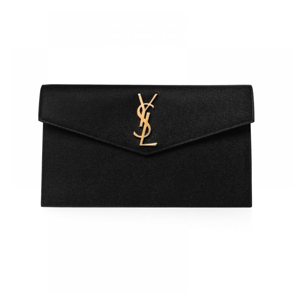 Saint Laurent Cassandra Monogram Uptown Zlatá Obálková Spojka 565739 1gf0j