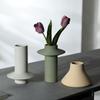 Ceramic Vase Brushed Finish Wabi Sabi Minimalist Modern Home Decor for Living Room Dried Flowers Flower Arrangement Gift