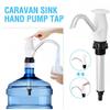Portable Water Dispenser Pump Caravan Sink Water Hand Pump Tap Bottled Water Dispenser Caravan Sin For RV Camping Trailer