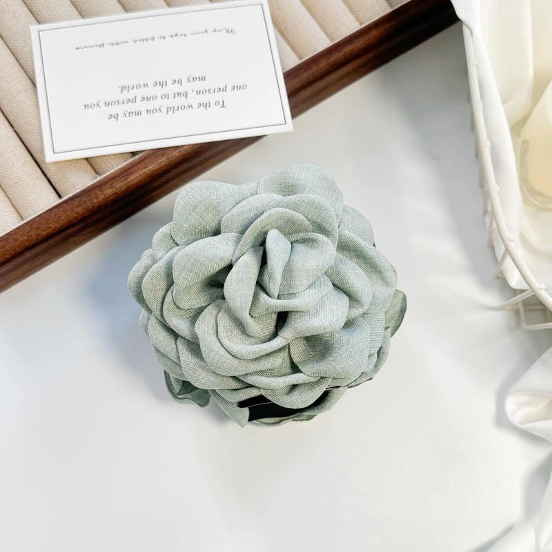 Agrafe de păr Vintage din material textil cu flori, crab, franceză, cu coadă de cal, fete, agrafe de păr, rechin, agrafe de păr pentru femei, accesorii de păr pentru pălării