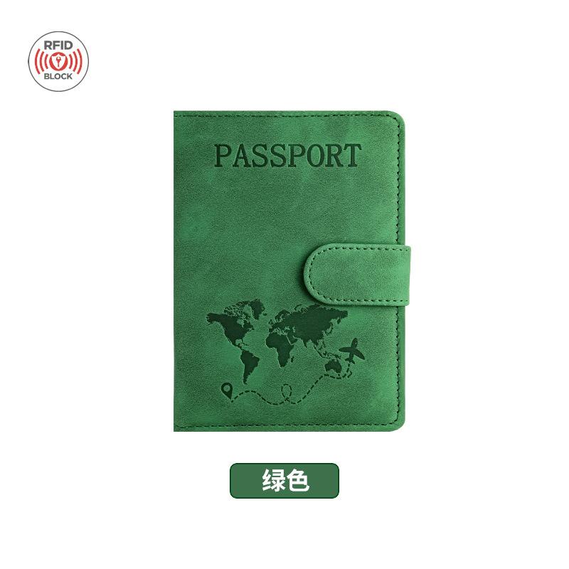 Popularna torba na paszport RFID skóra PU wielofunkcyjna torba na karty SIM i ID skórzane etui etui na paszport