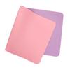 Dual-Sided Two-Tone Leather Desk Pad - Large Mouse, Keyboard & Notebook Mat