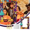 Photo Booth Prop Frame Photography Background Frame Holiday Decoration Supplies For Day Of The Dead Family Gathering Community